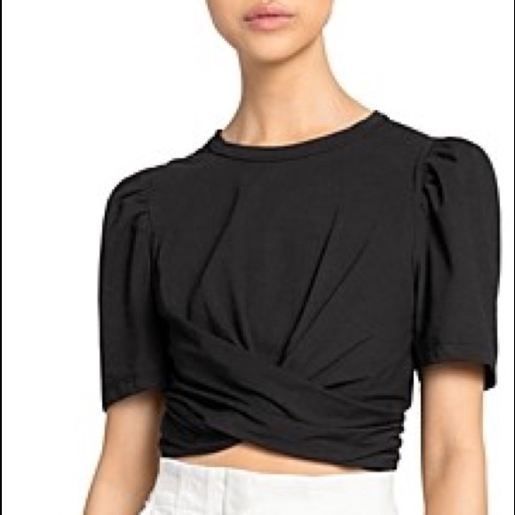 A.L.C. Tops - A.L.C. black cropped tee